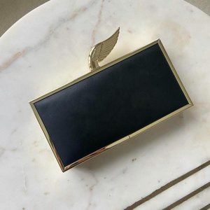 Vintage Leather Evening Clutch